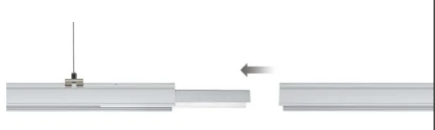 
linkable led linear light bar fixture for warehouse 