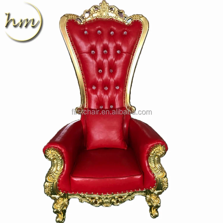 Modern Luxury French Royal High Back King Throne Chairs