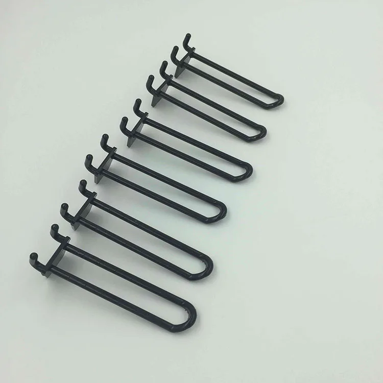 Однозубчатый пластиковый картонный крюк для витрины