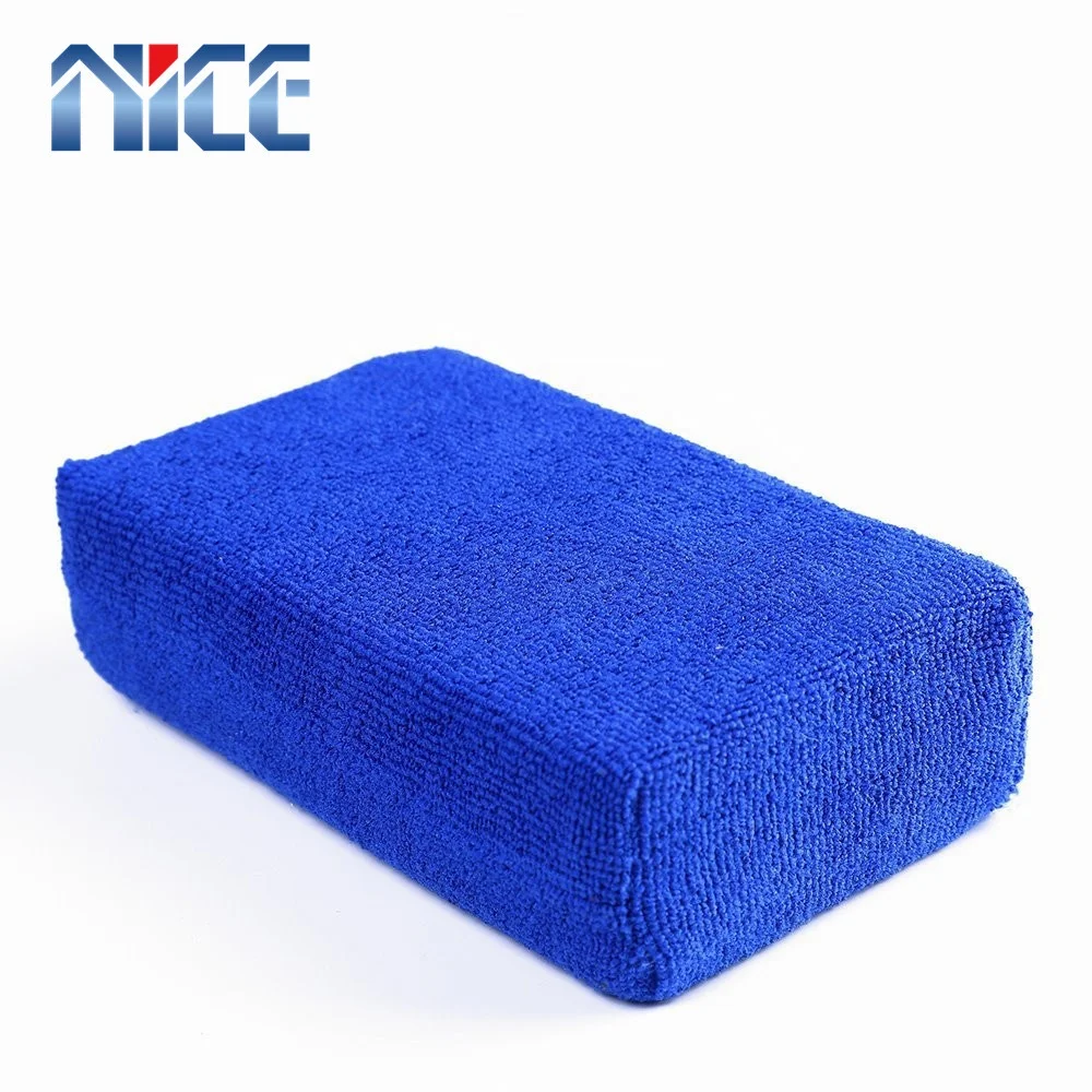 Ultra Soft Blue Non-Abrasivecar Washing Cleaning Kitchen Microfiber Magic Sponge