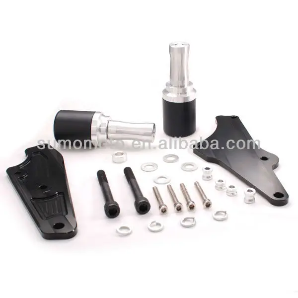 CBR500R Delrin No Fairing Cut Crash Protector Frame Sliders for Motorcycle 750-3210