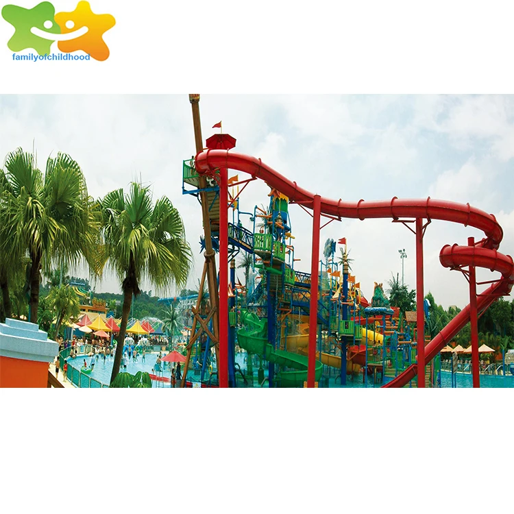 amazing aqua water park slides outdoor water game for fun