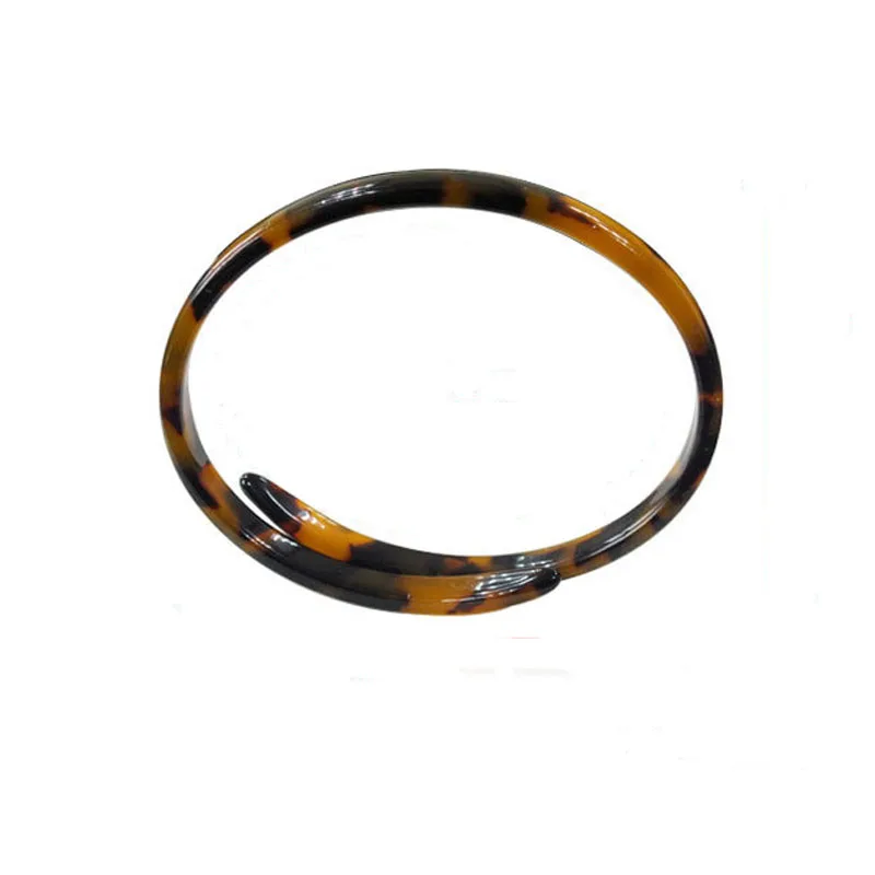 Новый дизайн, Леопардовый Браслет из ацетата, браслет из ацетата целлюлозы для женщин