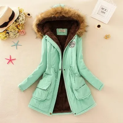 Winter Women Jacket Coats New 2018 Luxurious Coat Cotton Padding Jacket Down Parka