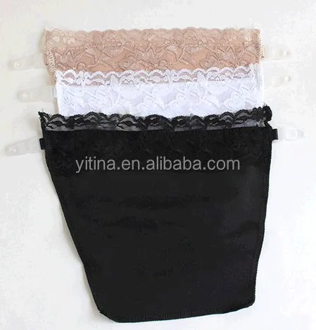 Customizable design Cleavage coverage quick easy clip-on cami TV1410