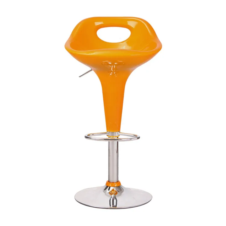 Guyou Bar Stools Design Swivel Plastic Modern Bar Furniture Bar Club Commercial Furniture Chrome Base Adjustable 100pieces