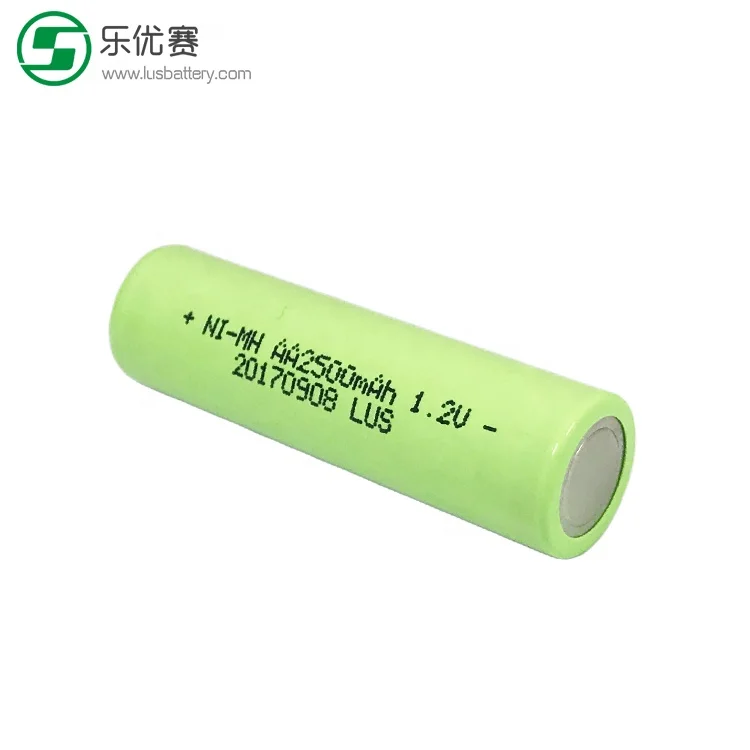 AA2500mAh Portable and widely used cell Ni-MH 1.2V stable and high efficiency battery