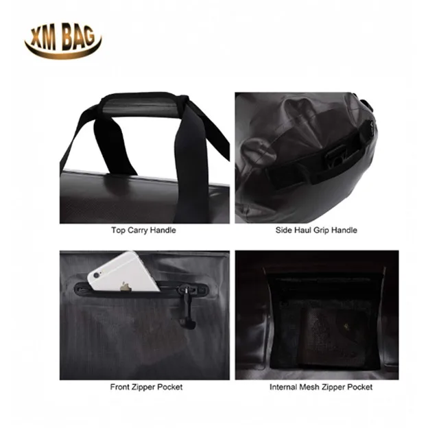 70L Waterproof Dry Duffel Bag oversize adventure dry sports bag for Motorcycle, Kayaking, Rafting, Skiing, Travel, Hiking