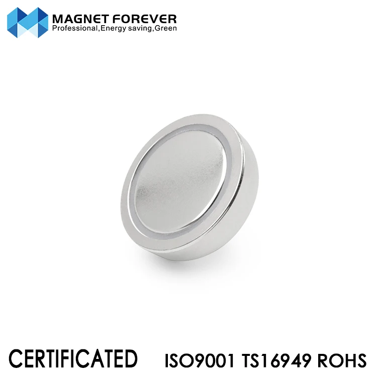 Powerful pull force Round pot magnet neodymium base magnet with screw