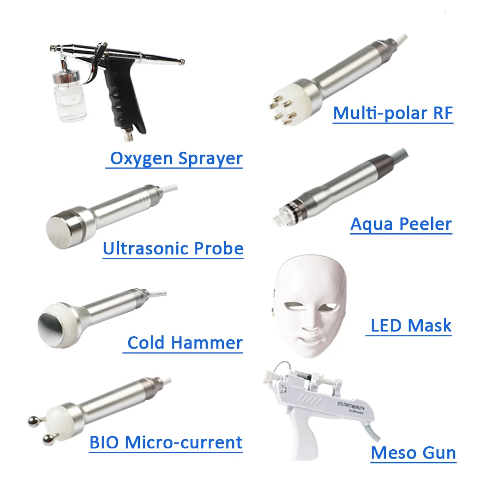 
Professional Diamond 7 in 1 super peel oxygen spa treatment systems skin care beauty facial machines 