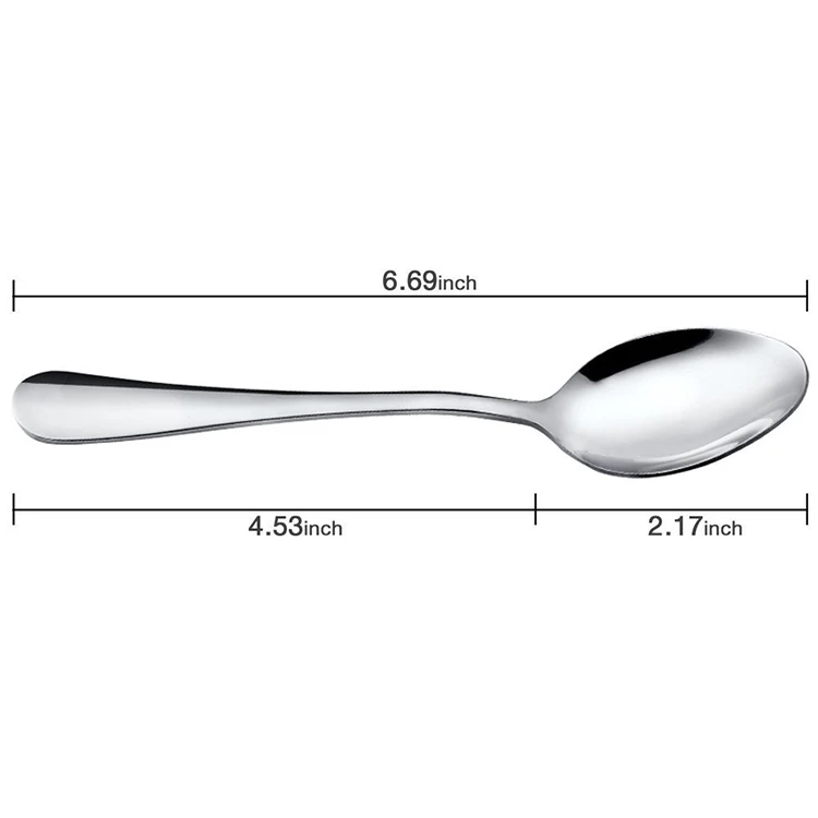 Customized Design Simple Cheap  Stainless Steel Table Spoon