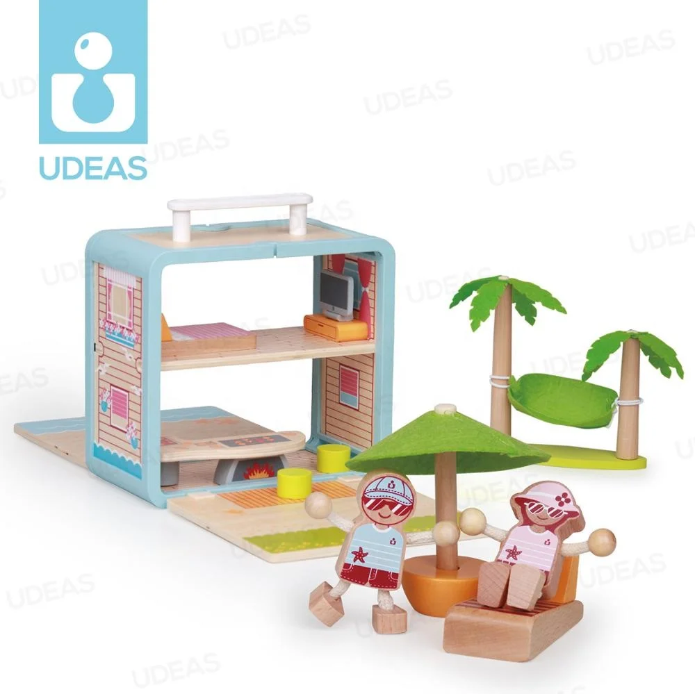 
DIY wooden toy box wooden tool box toy puzzle play house toy 