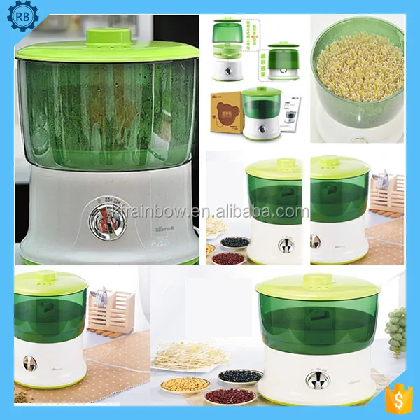 Stainless Steel Factory Price Mini Soybean Sprounting Machine bean sprout cleaning machine /Soybean Sprouts grow maker