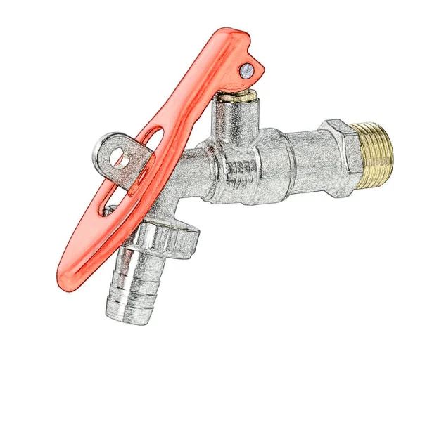 High quality Brass double handle bibcock amisco valve liugong loader valves
