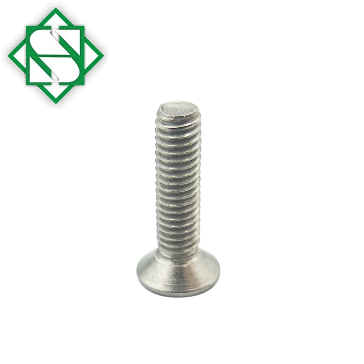 Satin Nickel Socket Head Cap Screws Flat Head Machine Screw