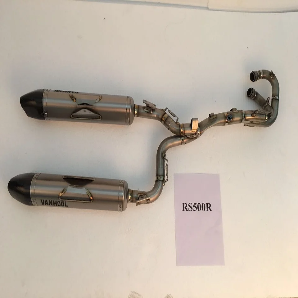 Factory direct selling titanium exhaust pipe system for motorcycle SWM RS500R