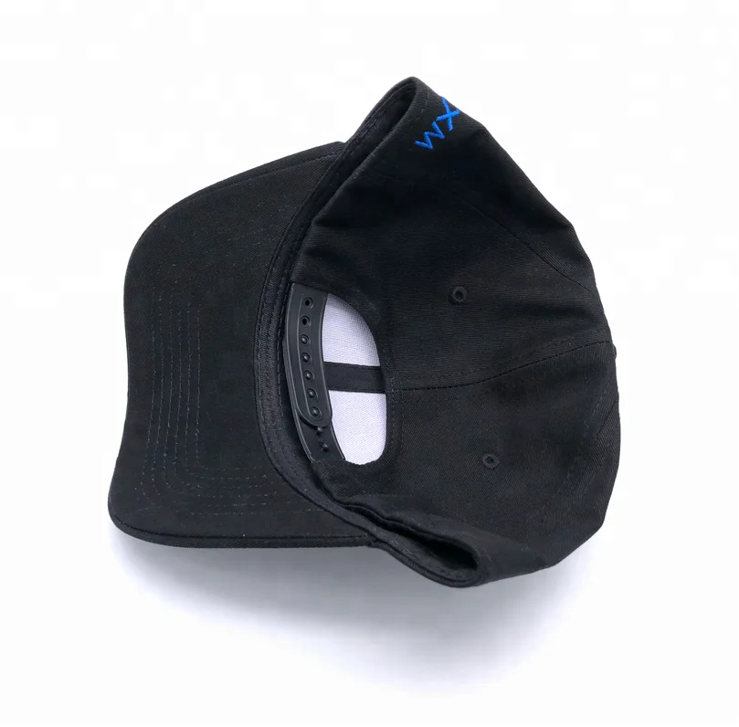 custom cotton twill 6 panel golf hat 3d puff embroidery curved bill snapback cap