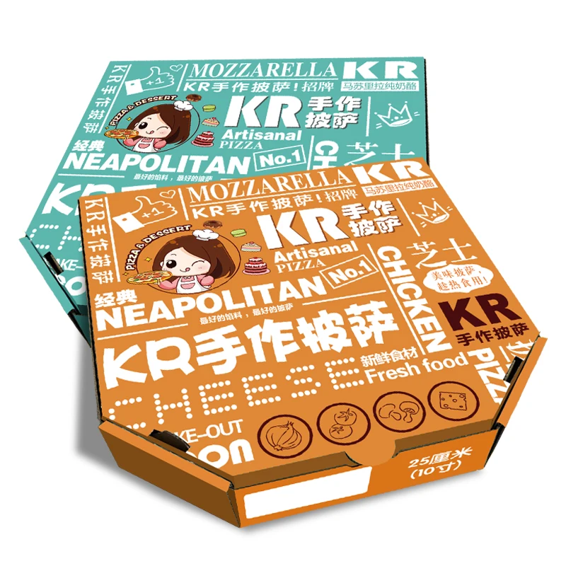 
white pizza box corrugated paper 