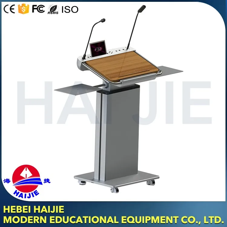 Metal Teacher Steel Multimedia Rostrum Digital Podium