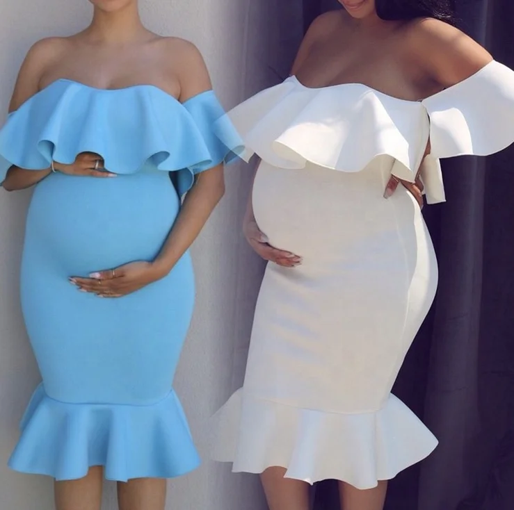 Maternity Photography Props Pregnant Dress For Photo Shoot Maternity Clothes Clothing Dress gown Pregnancy Clothing dresses