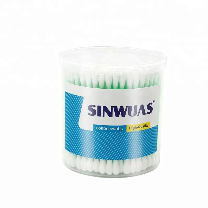 Hot selling well sealed double - end natural disposable paper cotton swab