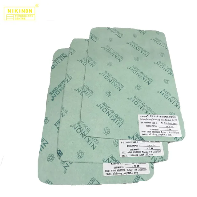 
2018 new shoe material fiber insole board texon insole paper board 