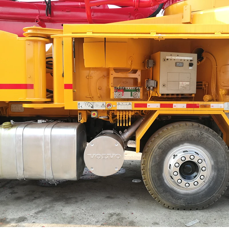 Concrete Machine Volvo Truck Mounted Engine Putzmeister 42 meter used Concrete Pump with Boom Pumping Machine India Price