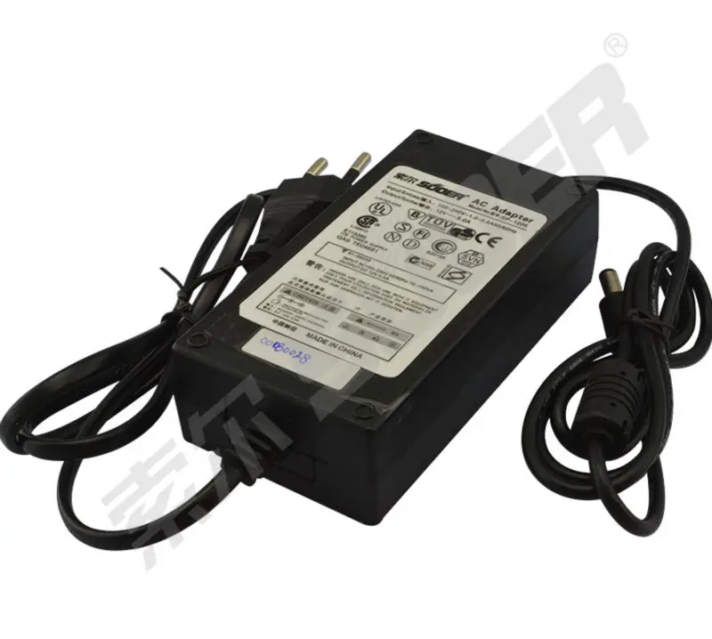 suoer питания адаптер 12v 5a адаптер питания с 2 проводами с се адронов