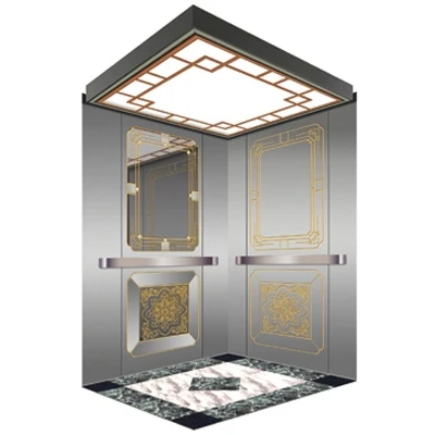 FUJI Custom cabin lift passenger elevator for shopping center