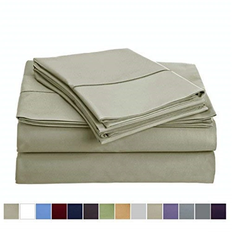 Wholesale Organic bamboo home bedding set, 100% bamboo bed sheets