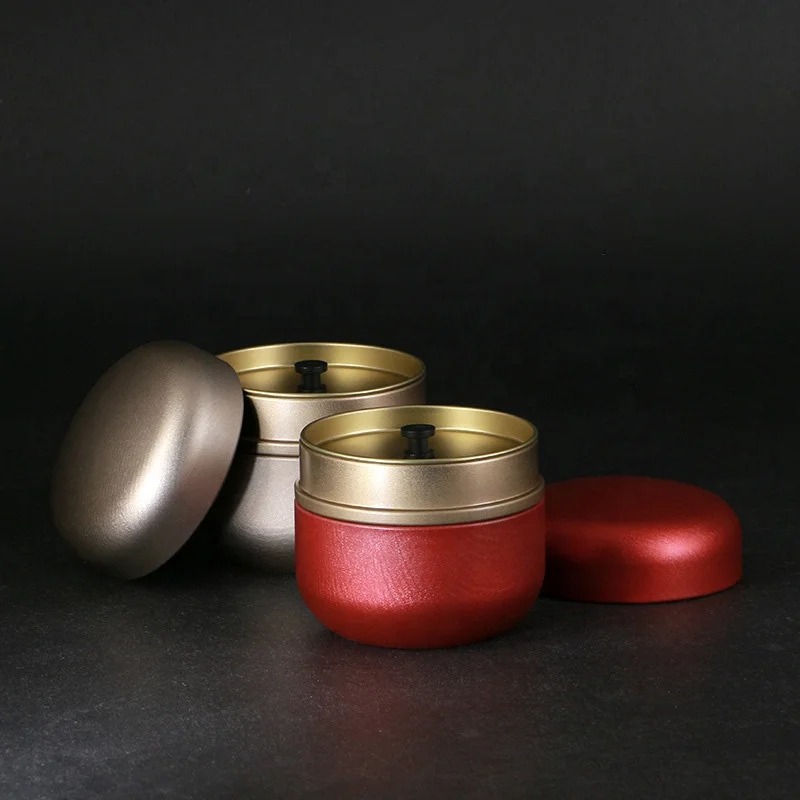 T0001A Wholesale Empty Custom Metal Round Tea Tin Box Packaging Manufacturer From China