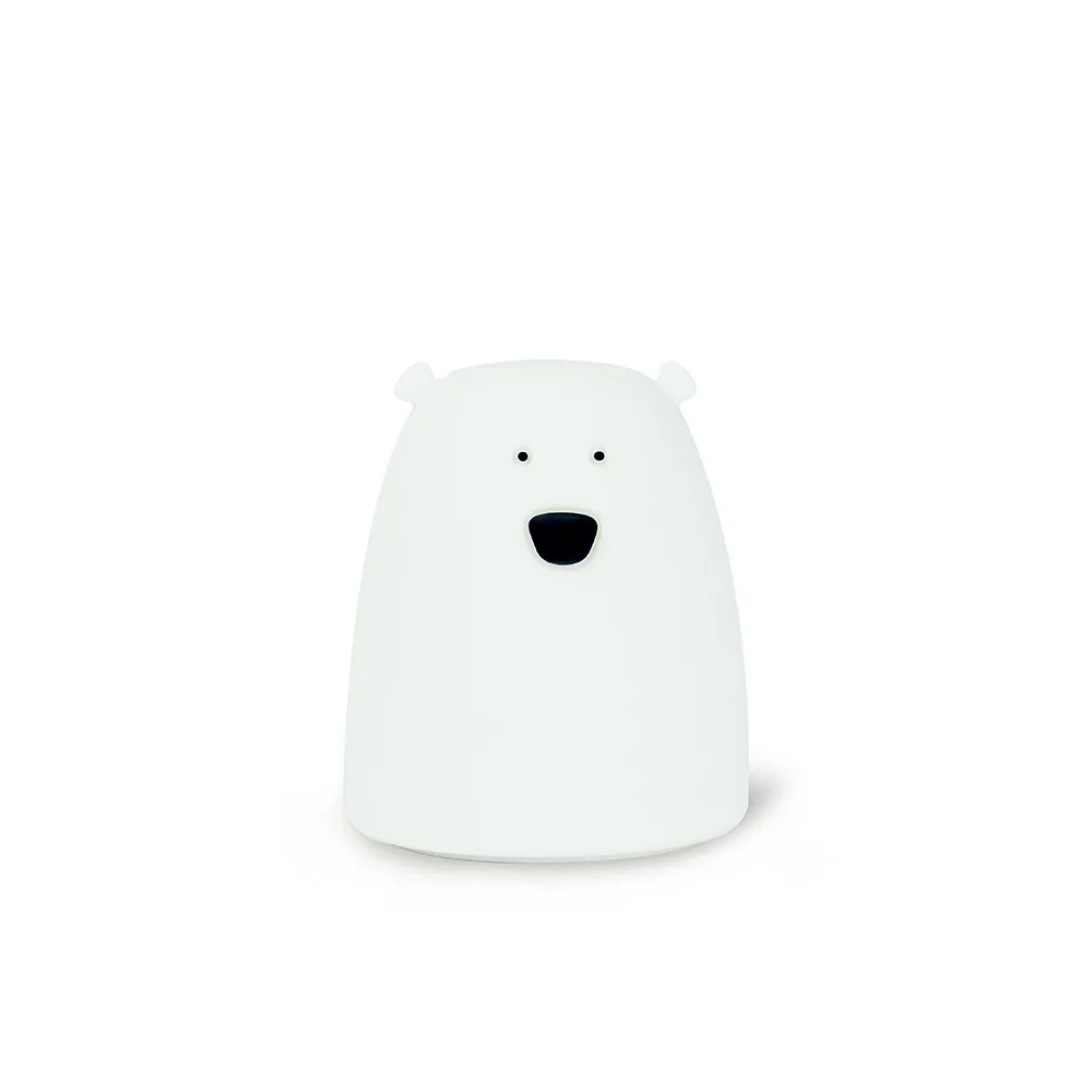 Cartoon Lauco Cute Bear,Silicone Multicolor USB Rechargeable Soft Nursery  Night Light for Baby Kids Toddler Boys Girls