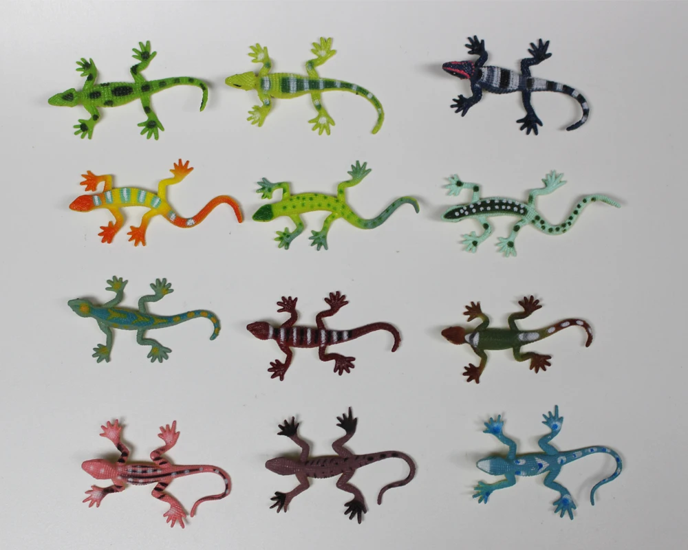 Пластиковая мини-Ящерица в виде животных