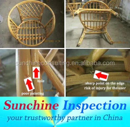 Products Inspection in Indonesia /Cane Furniture, Rattan Furniture, Wicker furniture Quality Inspection / Efficient QC Services