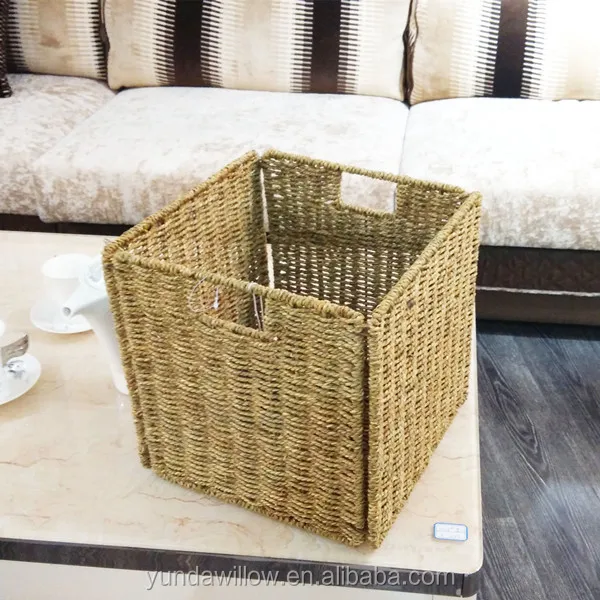 Складная веревка из водорослей/бутылка для воды корзина хранения травы