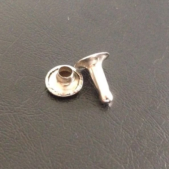 Leather Bag Crafts Double Cap Brass Rivet