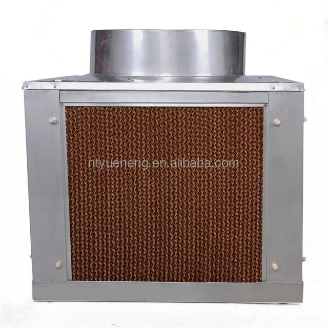 
metal or plastic evaporative cooler for air cooling ventilation, chicken poultry farm equipment evaporative air cooler 