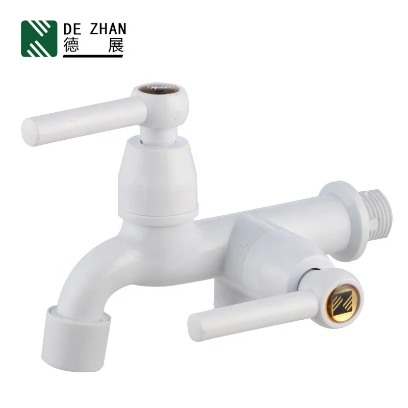 Hot Sale Plastic Bibcock Water Faucet Tap Double Bibcock Faucet