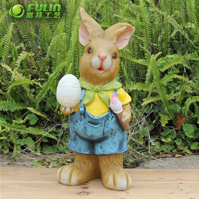 Easter Bunny Spring Decor Resin Rabbit