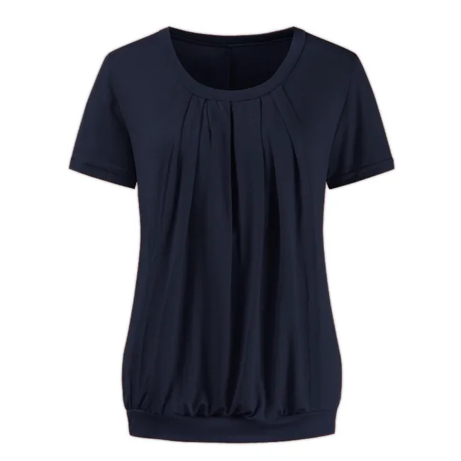 wholesale women short sleeve feeding baby clothes double layer maternity nursing blouse breastfeeding tops