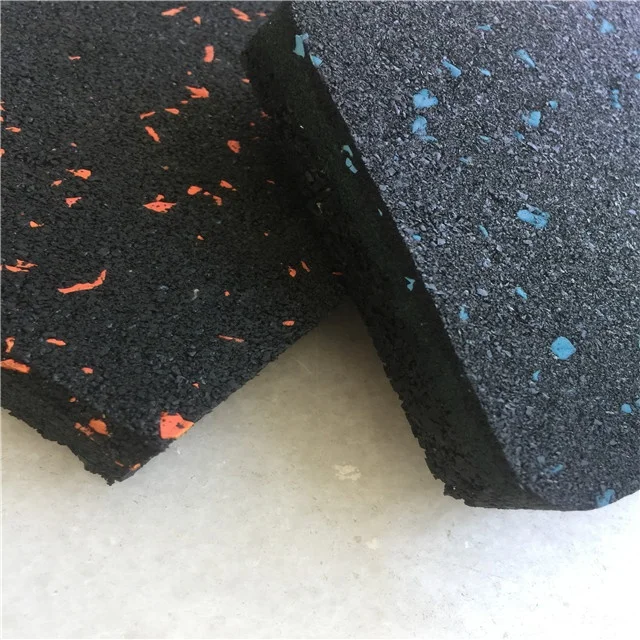 Черные, красные, зеленые, синие резиновые напольные коврики flecks EPDM для спортзала