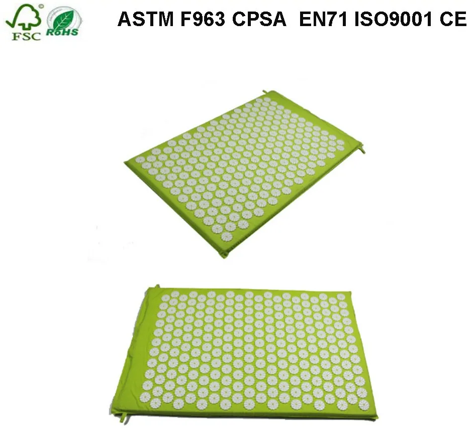  Тела Набор массажных ковриков для боли в спине и шее accupressure коврик