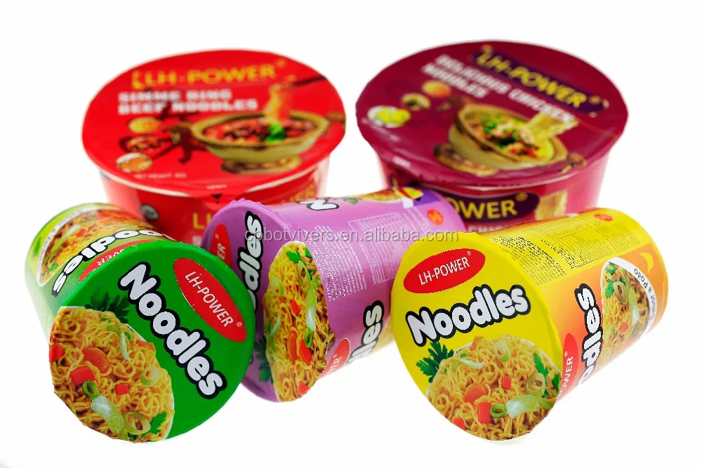 65 g halal cup of instant noodles, cup of noodles pasta shrimp flavor