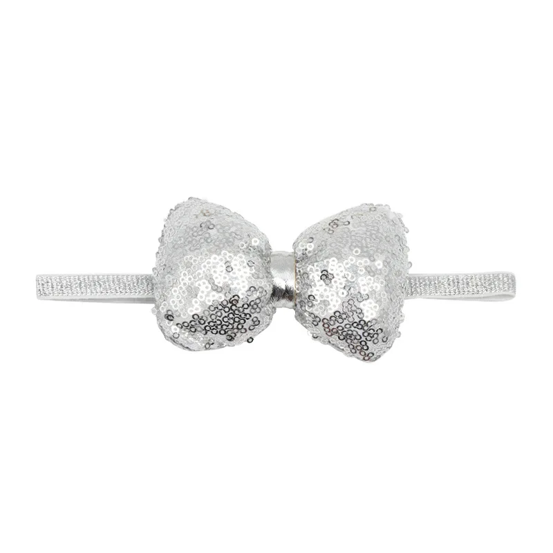 
Baby headband hair accessories Bow Glitter Headband Elastic Hair Accessories 