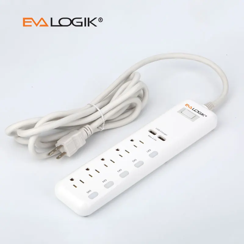 ZW1505 Z-Wave удаленное управление с помощью приложения Smart Plug 5 выход реле мощности пропилен-каучука прокладки с USB зарядное устройство
