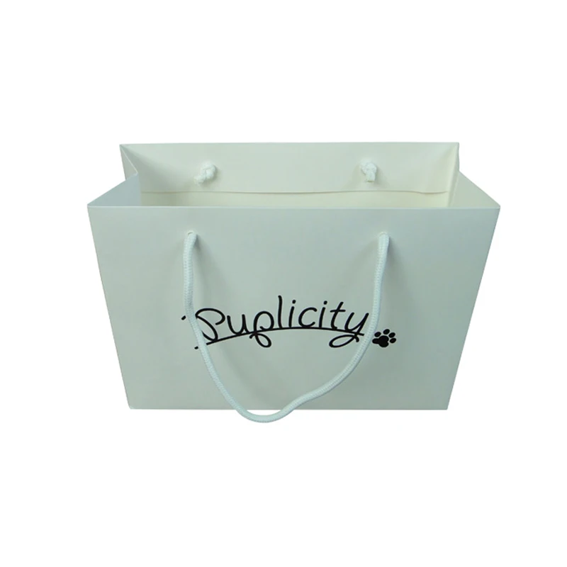 Luxury Rope Handle OEM Decorative Coloured Personalised Goody Paper Bags with Your Own Logo