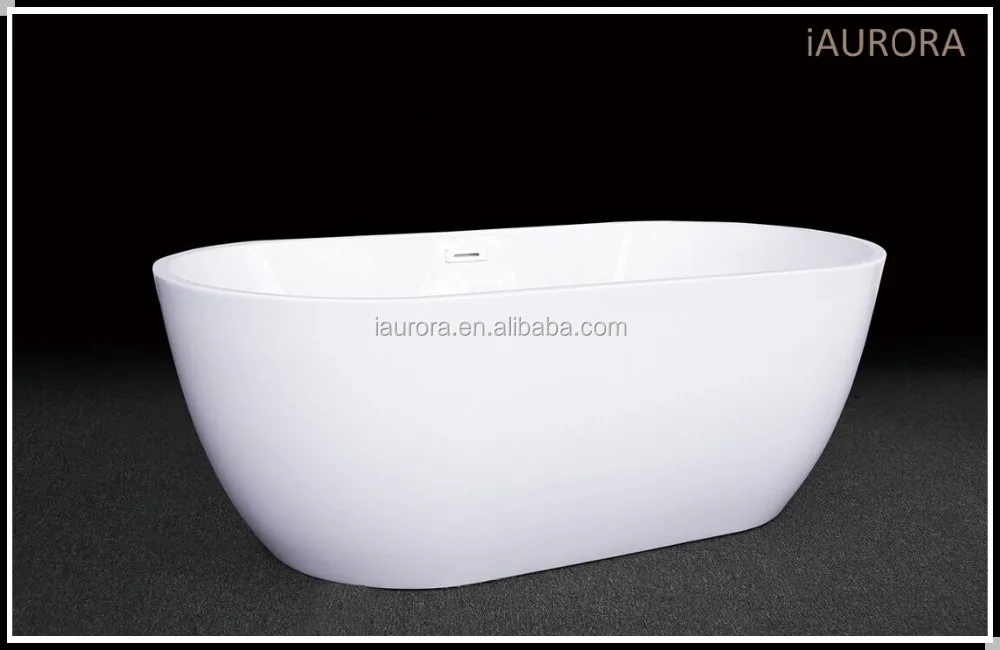 Black Free Standing Acrylic Bathtub with factory Price