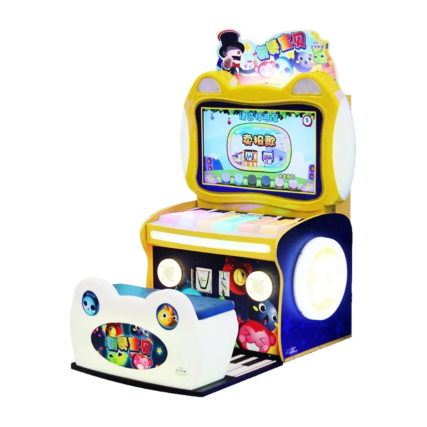 Wholesale Indoor Hotselling Coin Operated Arcade Amusement Game Machine Piano Baby Music Video Dancing Game Machine For Sale