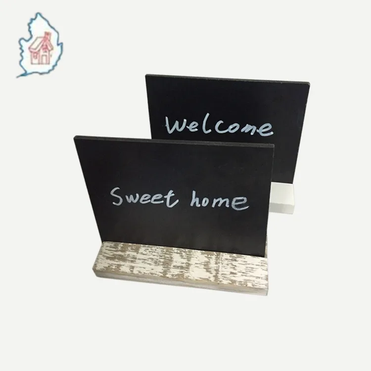 Liquid Mark Kids Wood Base Magnetic Mini Chalkboard Signs