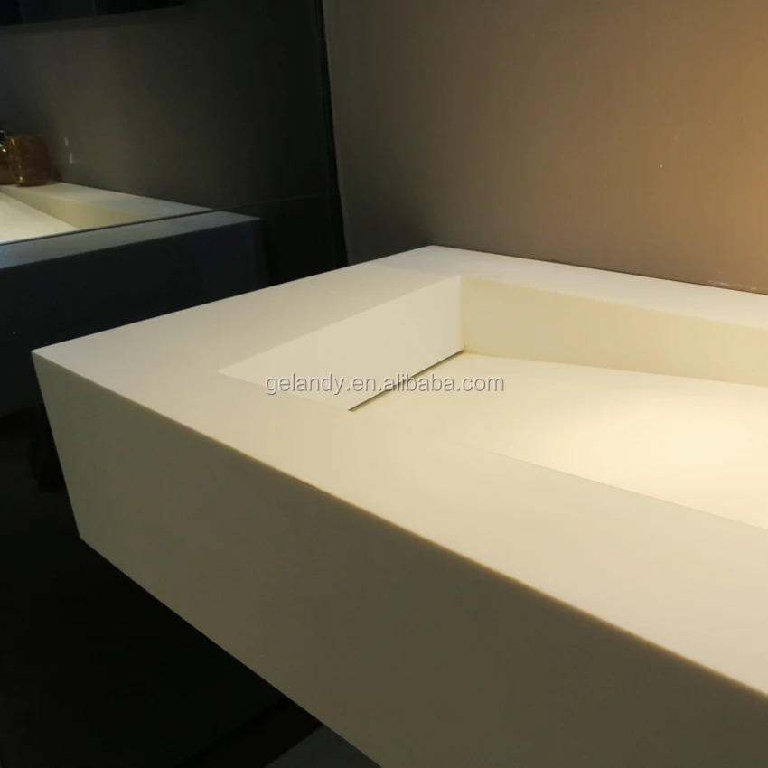 
Basin Factory Cheap Countertop Ceramic Wall Hanging Wash Basin / Hotel Bathroom Sink 